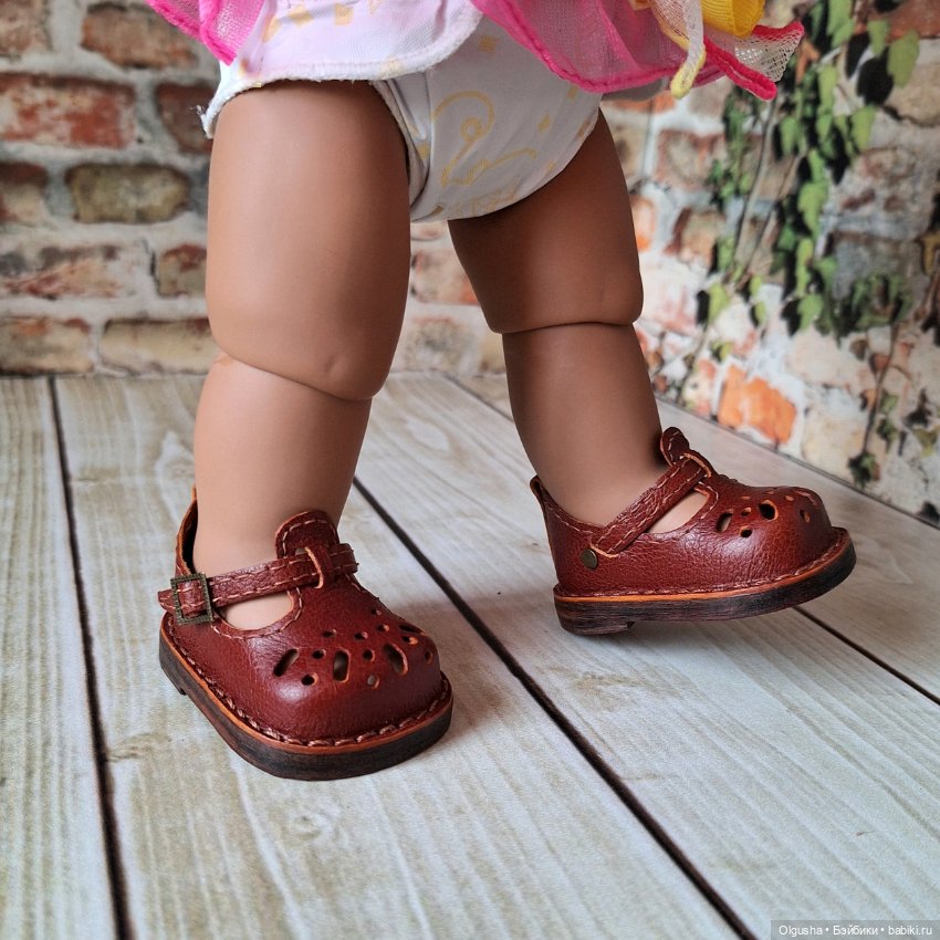 Кожаные сандалики на Фэйсинку (фото 4)