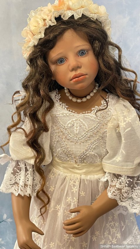 Кристин Оранж 95 см ооак — Фарфоровые куклы