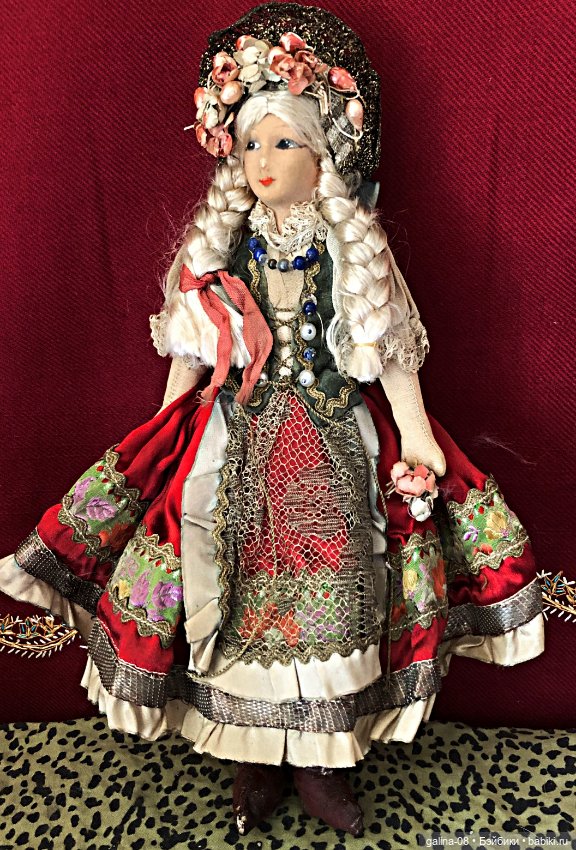 Антикварная кукла в русском? наряде (фото 2)