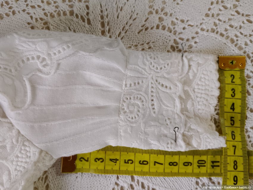 Чайное платье для кукол ориентировочно 55см роста