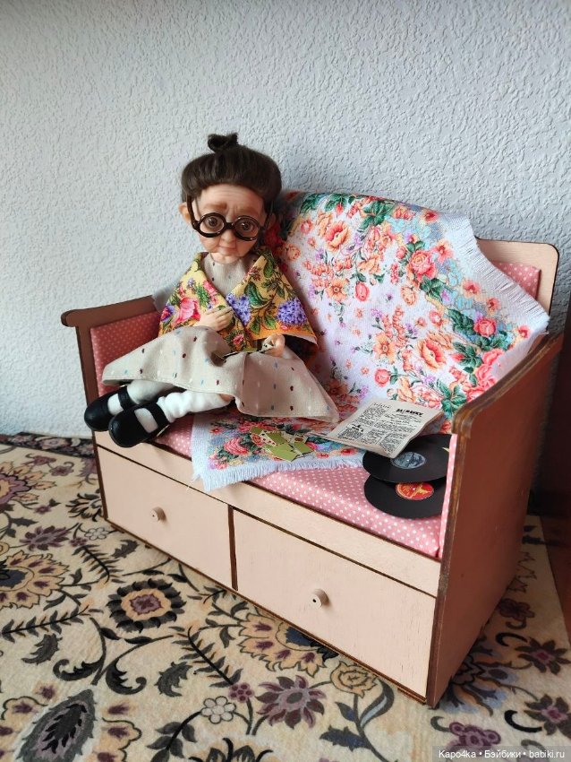 Шарнирная BJD бабушка 29 см (фото 3)
