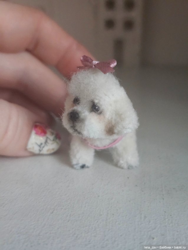 Малыши бишоны миниатюра для кукол (фото 7)