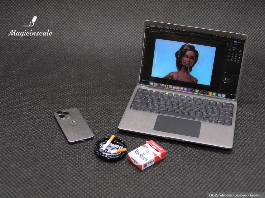 Миниатюрный iPhone для куклы (фото 8)