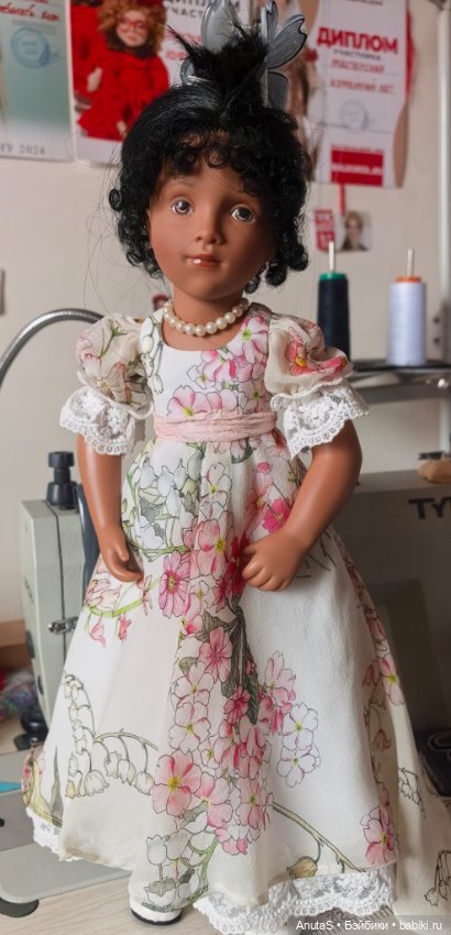 Платье Ампир для кукол Старлетт (фото 6)