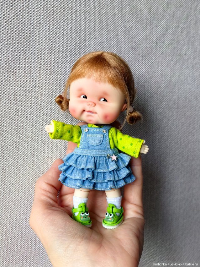 Полинка - крошка ob11 — Авторские куклы (фото 3)