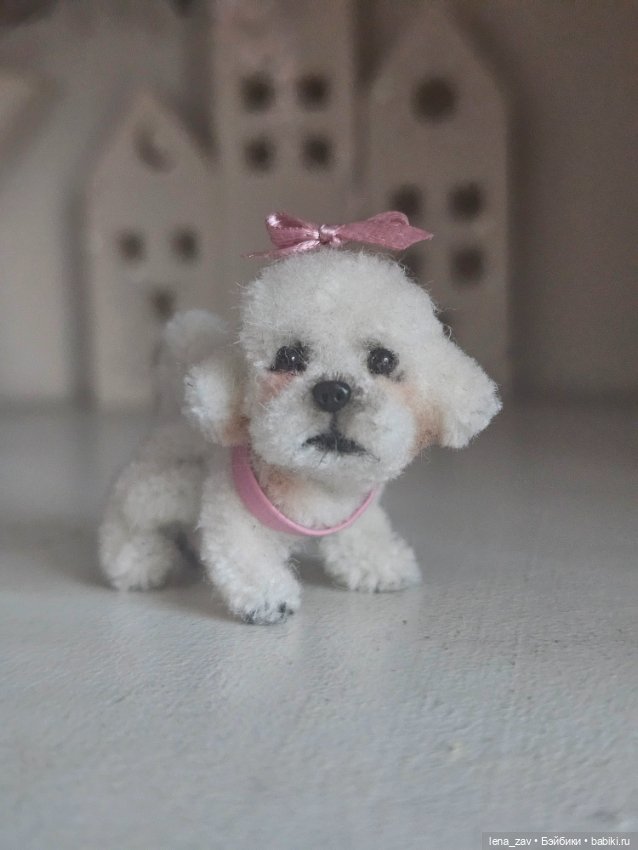 Малыши бишоны миниатюра для кукол (фото 8)