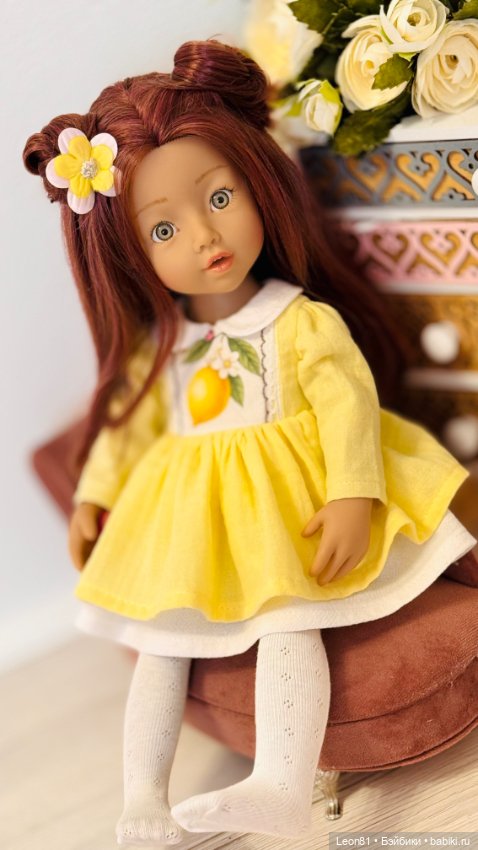 Очаровательный солнечный комплект для малышек Готц 36 см