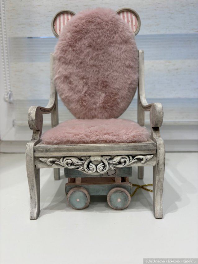 Кресло и тележка — Кукольная мебель (фото 5)