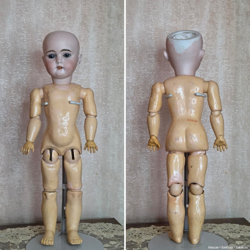 Немецкая антикварная куколка Mystery doll (фото 9)