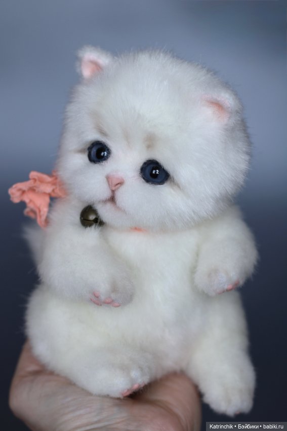 Котенок 21 см (тедди тело) (фото 3)