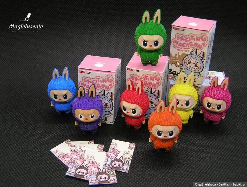 Миниатюрные лабубу для кукол (фото 6)