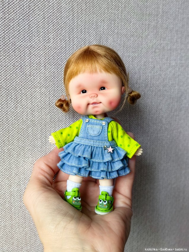 Полинка - крошка ob11 — Авторские куклы (фото 4)