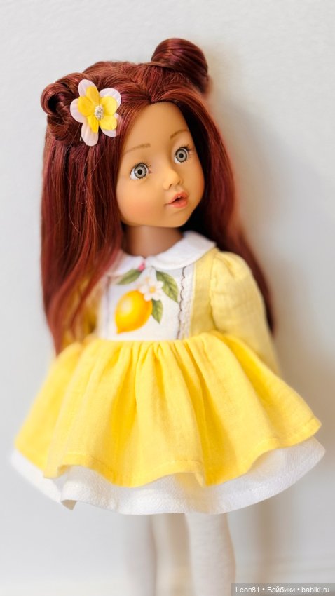 Очаровательный солнечный комплект для малышек Готц 36 см (фото 5)