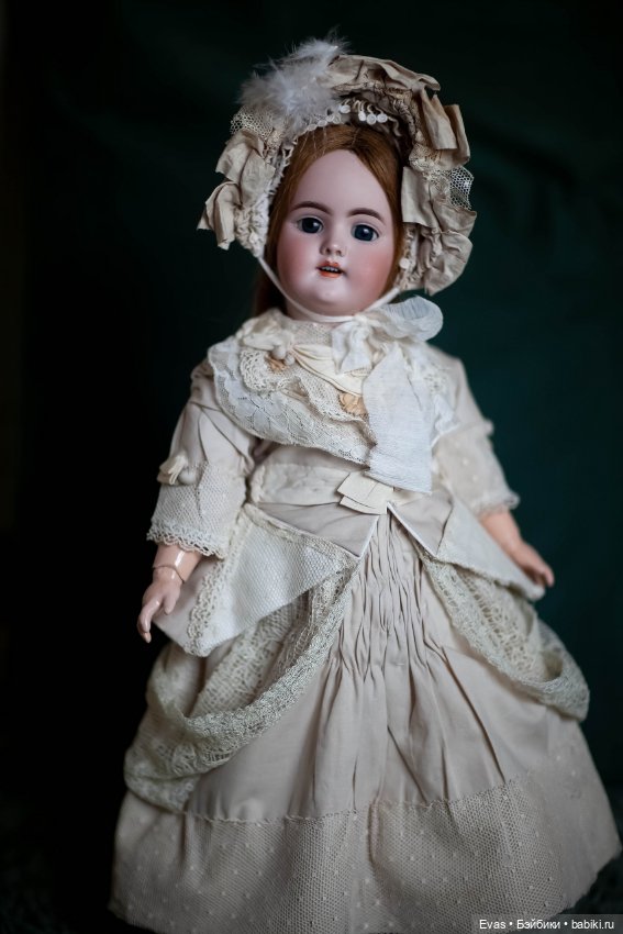 Боннет для антикварной куклы (фото 3)