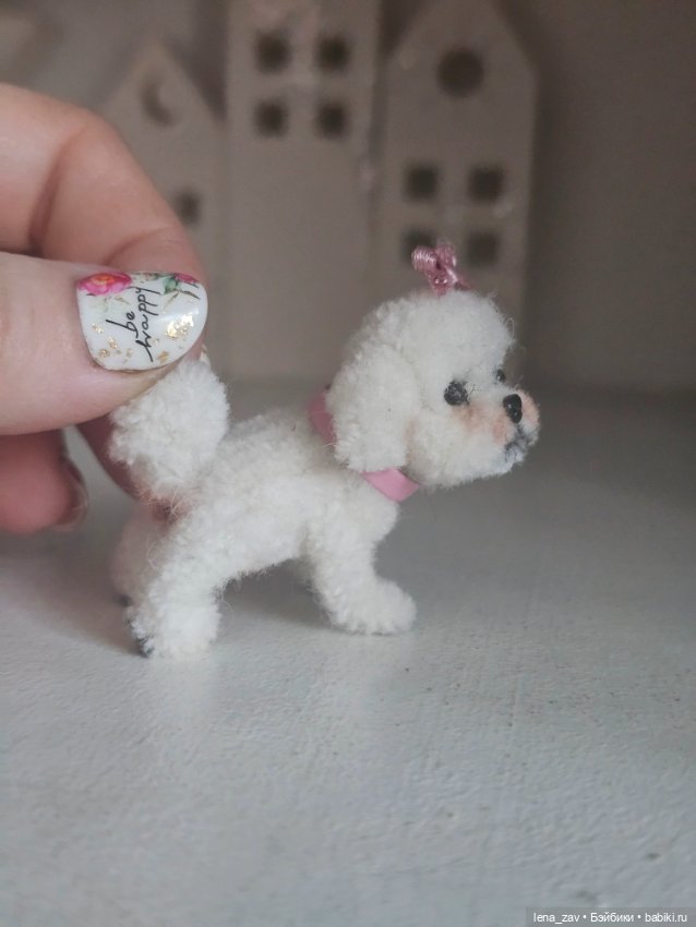 Малыши бишоны миниатюра для кукол (фото 3)