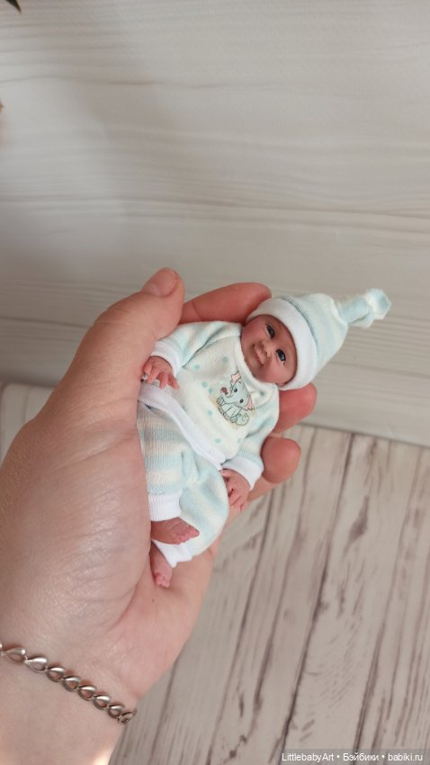 Силиконовый малыш 11 см — Авторские куклы (фото 4)