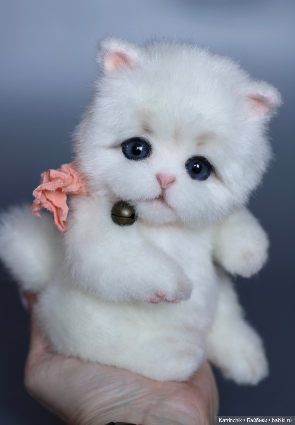 Котенок 21 см (тедди тело) (фото 2)