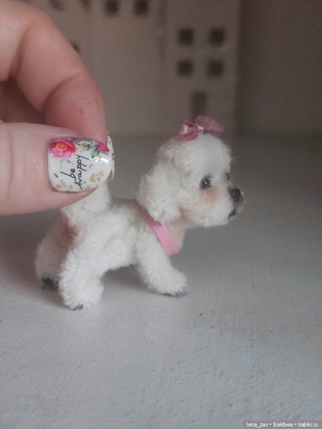 Малыши бишоны миниатюра для кукол (фото 6)