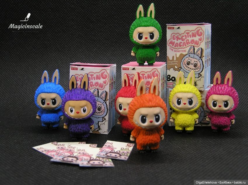 Миниатюрные лабубу для кукол (фото 5)