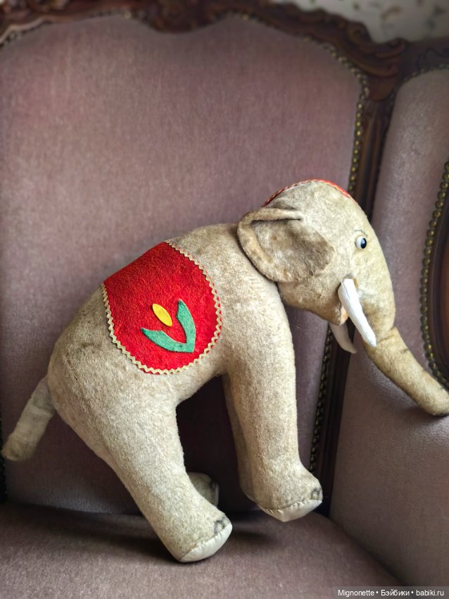 Слон Steiff — Антикварные игрушки