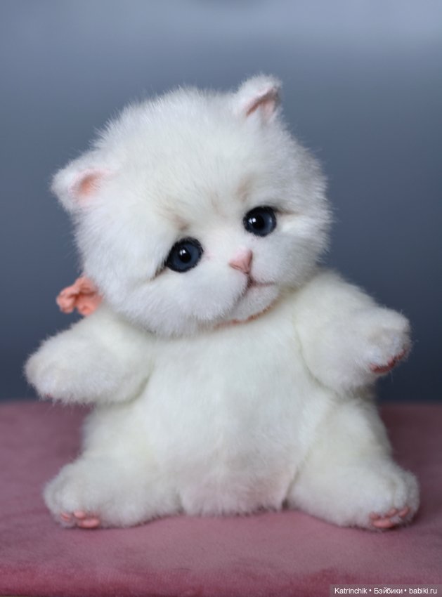 Котенок 21 см (тедди тело) (фото 4)