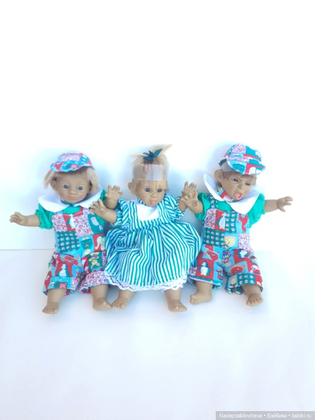 Характерные малыши Simba Mini Kids, винтаж 90-х. Редкое трио в родных аутфитах
