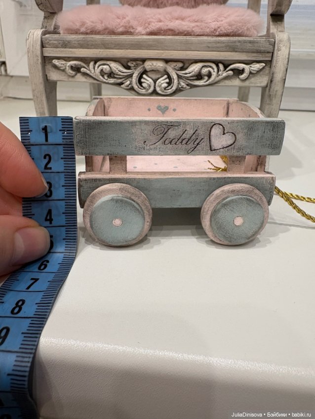 Кресло и тележка — Кукольная мебель (фото 6)