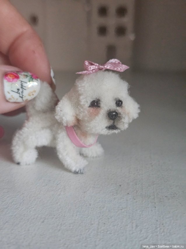 Малыши бишоны миниатюра для кукол (фото 5)