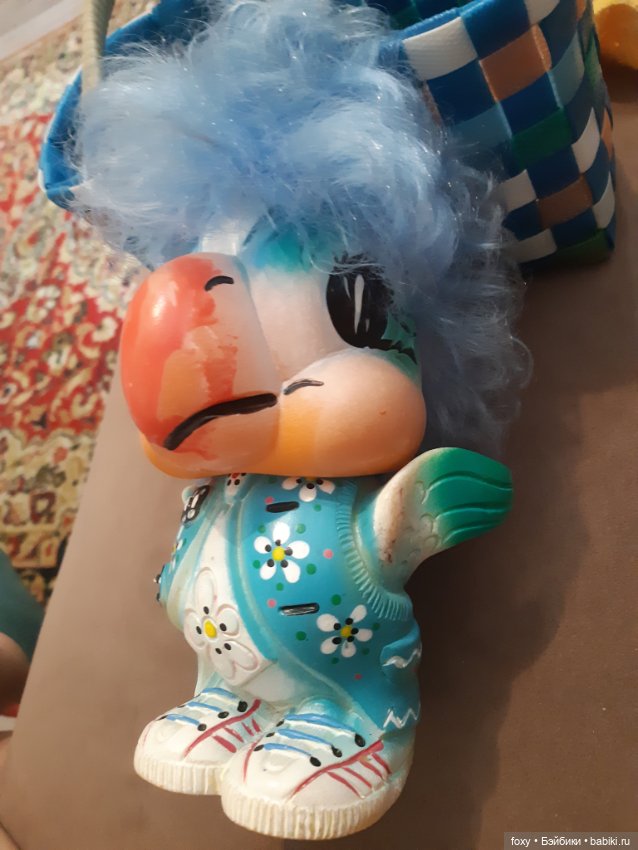 Корзинка и попугай Кеша — Винтажные куклы и игрушки детства (фото 5)