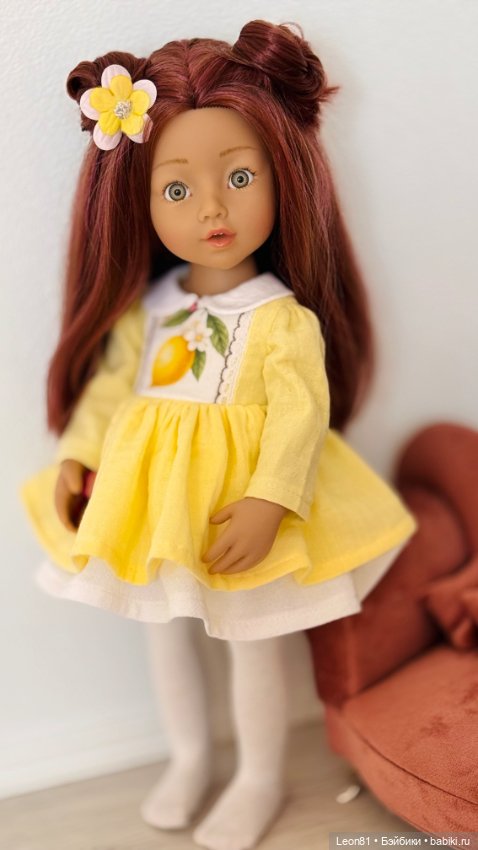 Очаровательный солнечный комплект для малышек Готц 36 см (фото 2)