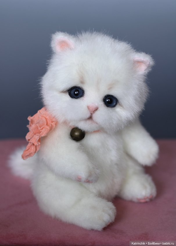 Котенок 21 см (тедди тело) (фото 6)