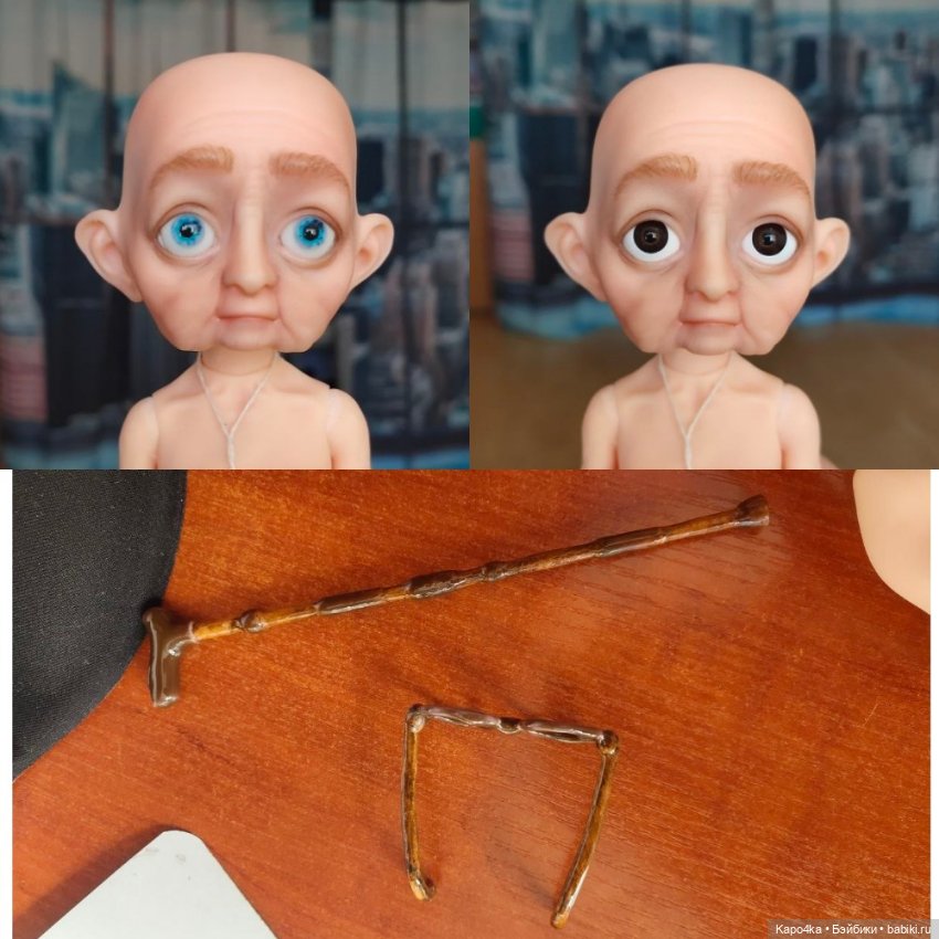 Шарнирная BJD бабушка 29 см (фото 7)