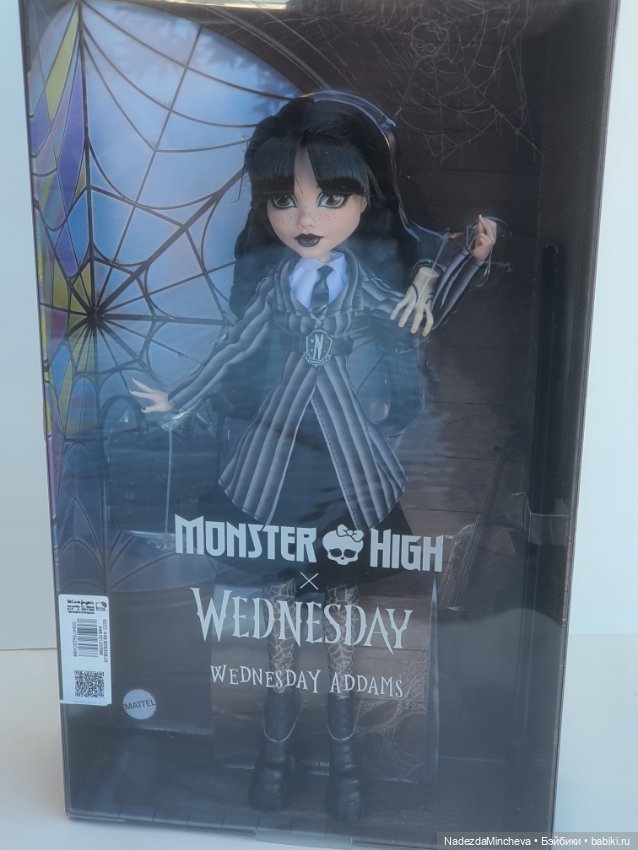 Уэнсдей Аддамс (Wednesday Addams) Monster High, НРФБ (фото 5)