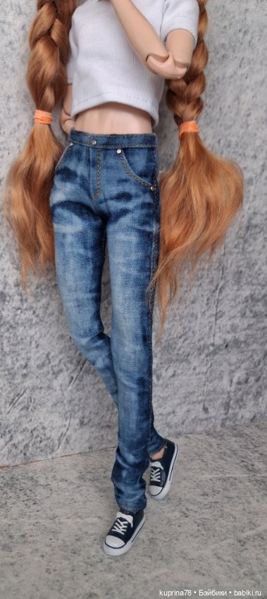 Джинсы на высокую барби — Одежда для кукол (фото 2)
