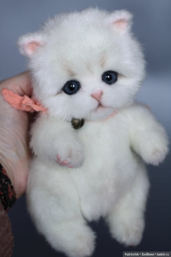 Котенок 21 см (тедди тело) (фото 9)