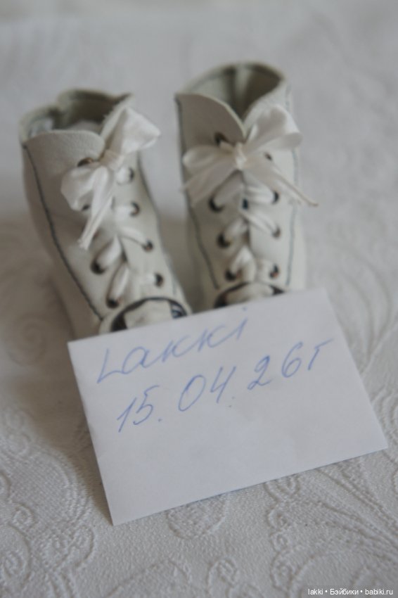 Сапожки для антикварной куклы (фото 6)