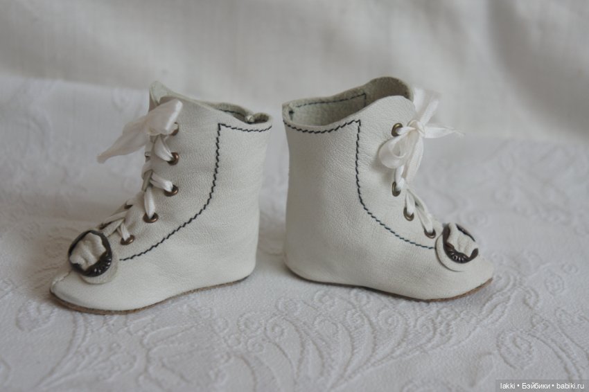 Сапожки для антикварной куклы (фото 3)
