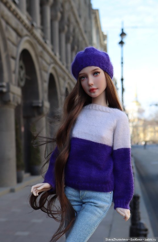 Свитер и берет из тонкого кашемира для Тендер малышки (фото 2)