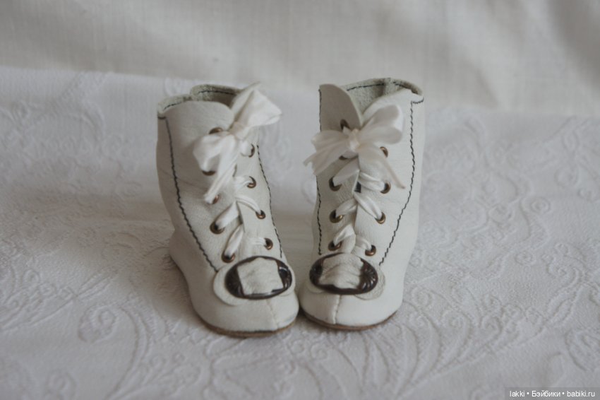 Сапожки для антикварной куклы (фото 4)