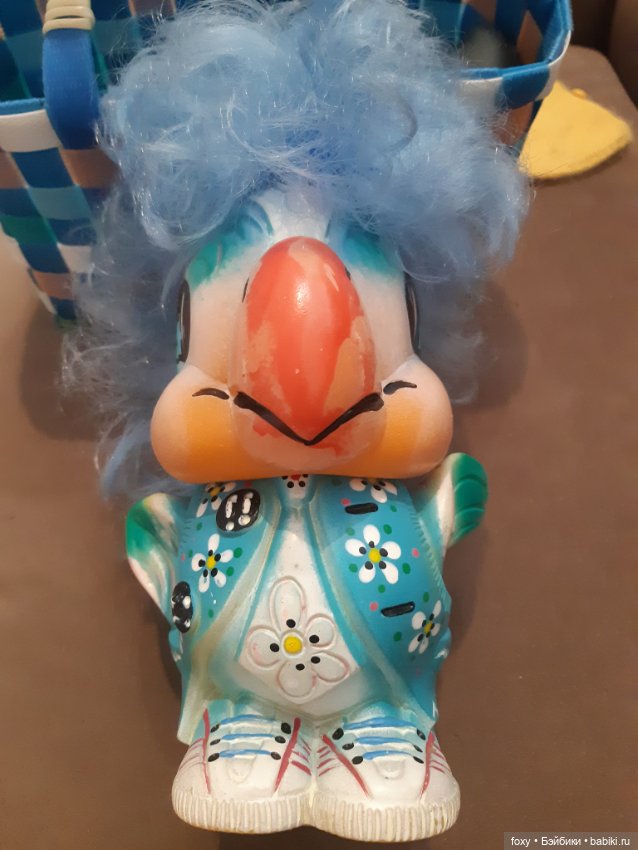 Корзинка и попугай Кеша — Винтажные куклы и игрушки детства (фото 6)