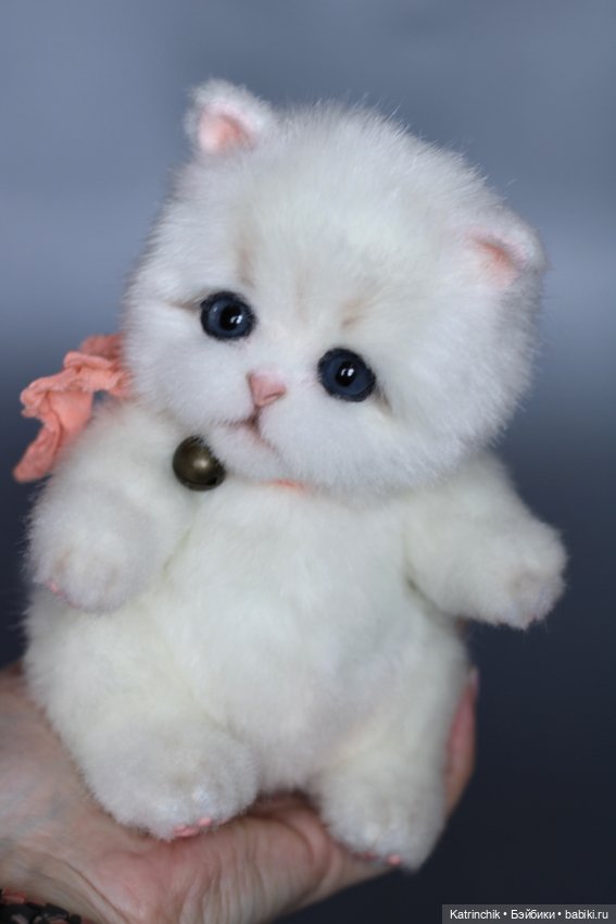 Котенок 21 см (тедди тело) (фото 8)