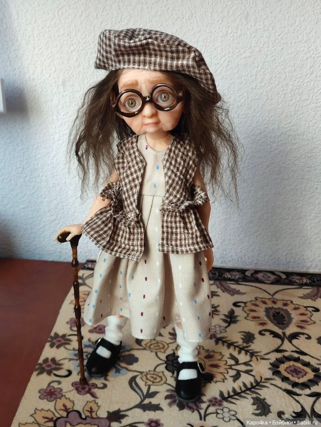 Шарнирная BJD бабушка 29 см (фото 5)