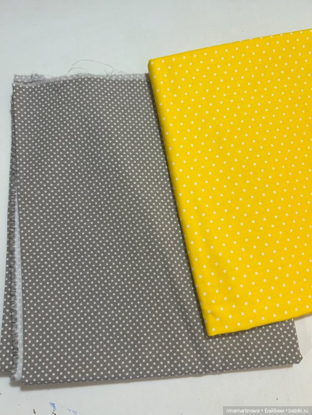 Набор ткани в горошек (фото 2)