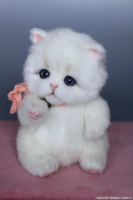 Котенок 21 см (тедди тело) (фото 7)