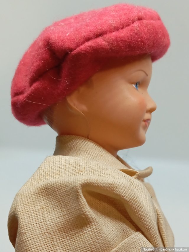 Petitcollin кукла из целлулоида Франция 27 см 50х годов (фото 9)