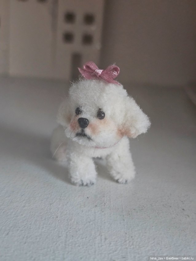 Малыши бишоны миниатюра для кукол (фото 4)