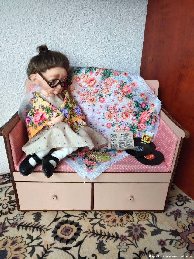 Шарнирная BJD бабушка 29 см (фото 2)