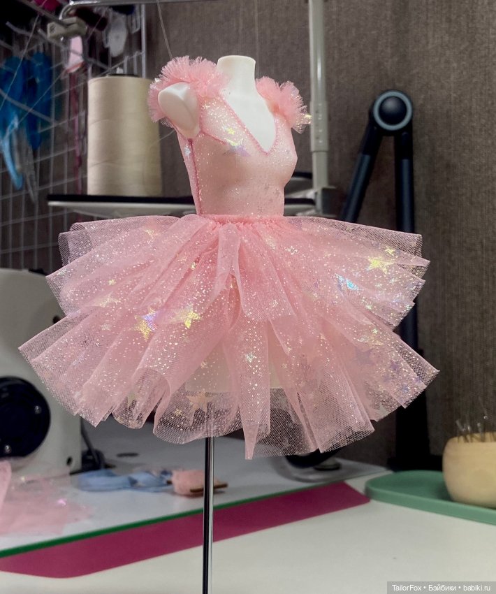 Платье розовое облачко для Tender creation young ✨ (фото 4)