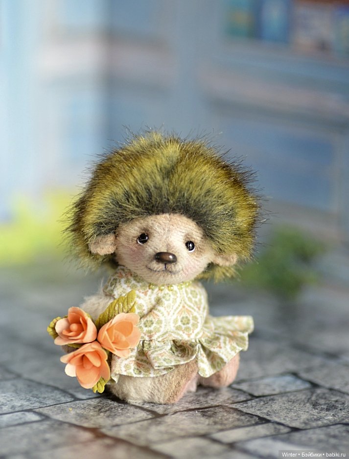 Весенняя Ежулька Модница — Авторские игрушки