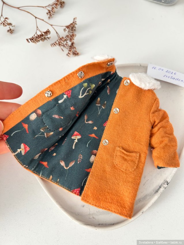 Пальто для куклы — Одежда для BJD (фото 3)